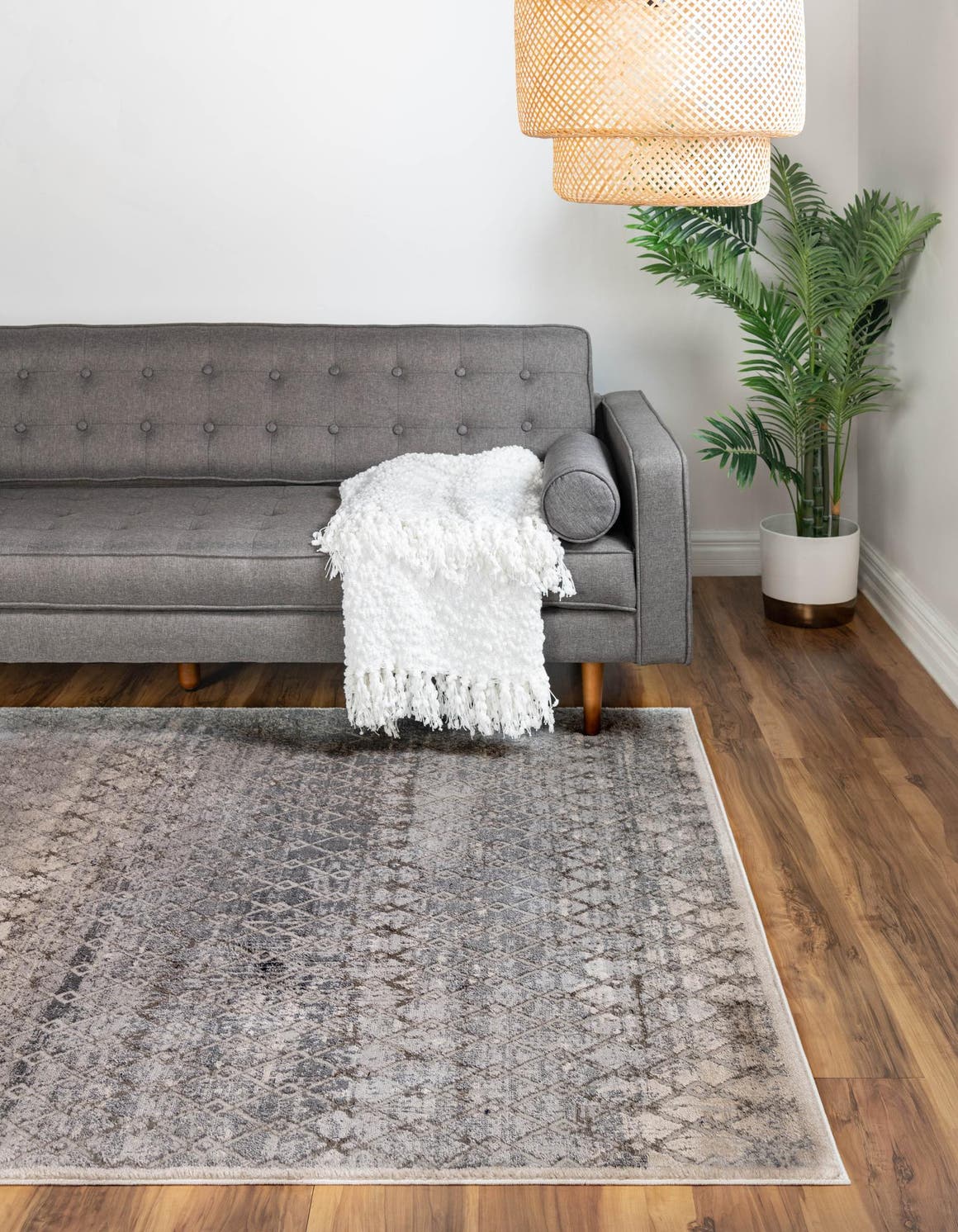 Gray 9' x 12' Caspian Rug eSaleRugs