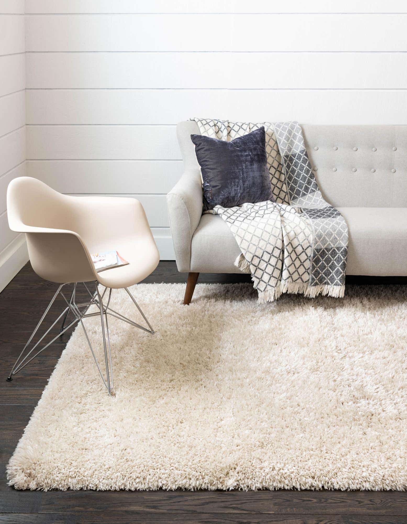 Linen 5' x 8' Cozy Rug | ShagRugs.com