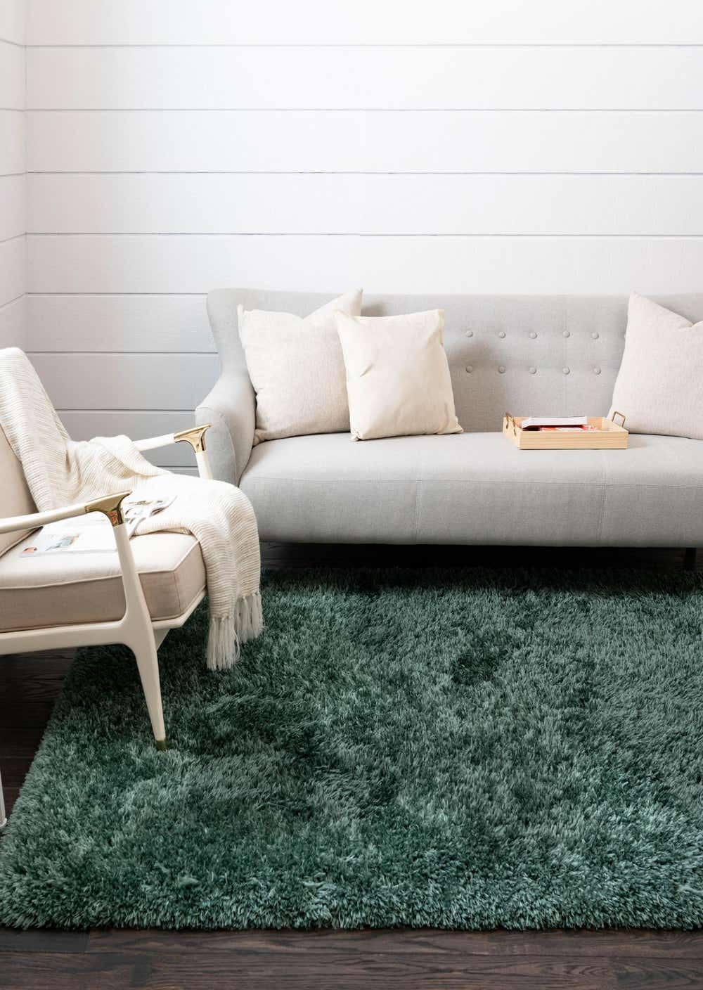 Forest Green 8' x 11' Infinity Shag Rug Rugs.ca