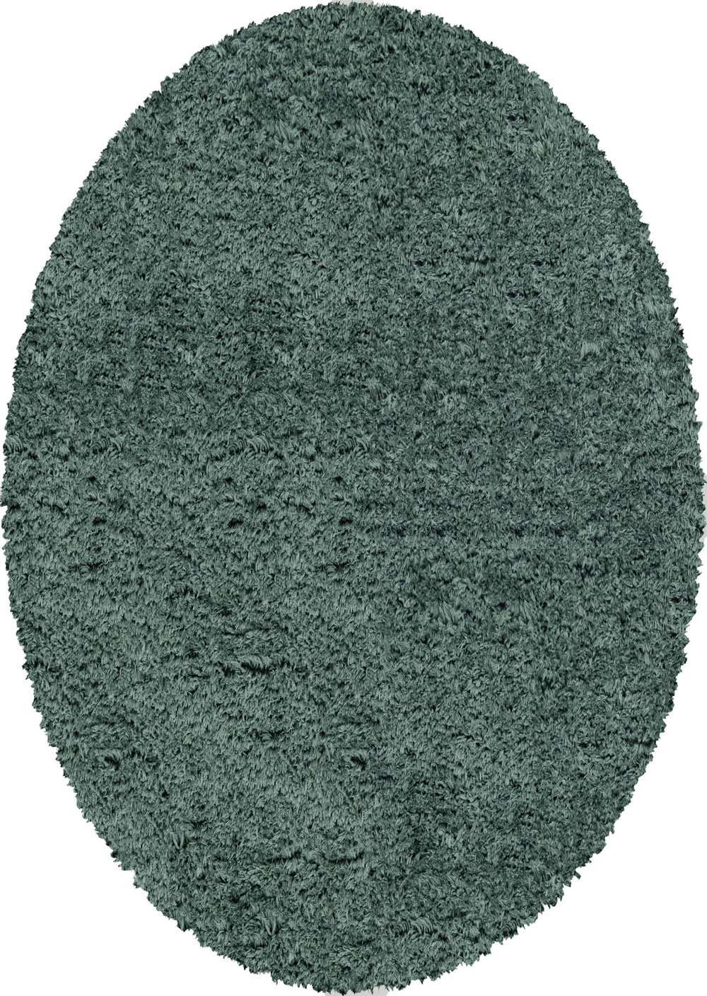 Forest Green 5' x 5' Infinity Shag Round Rug