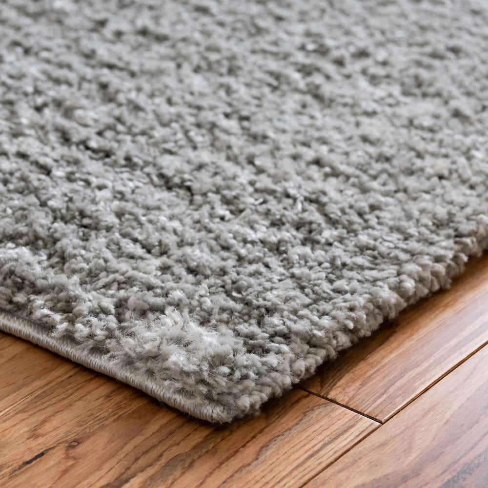 Cloud Gray 60cm x 90cm Soft Solid Shag Rug | AU Rugs