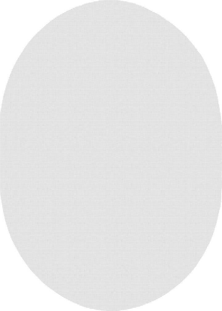 7' 10 x 9' 10 Oval Non-Slip Rug Pad
