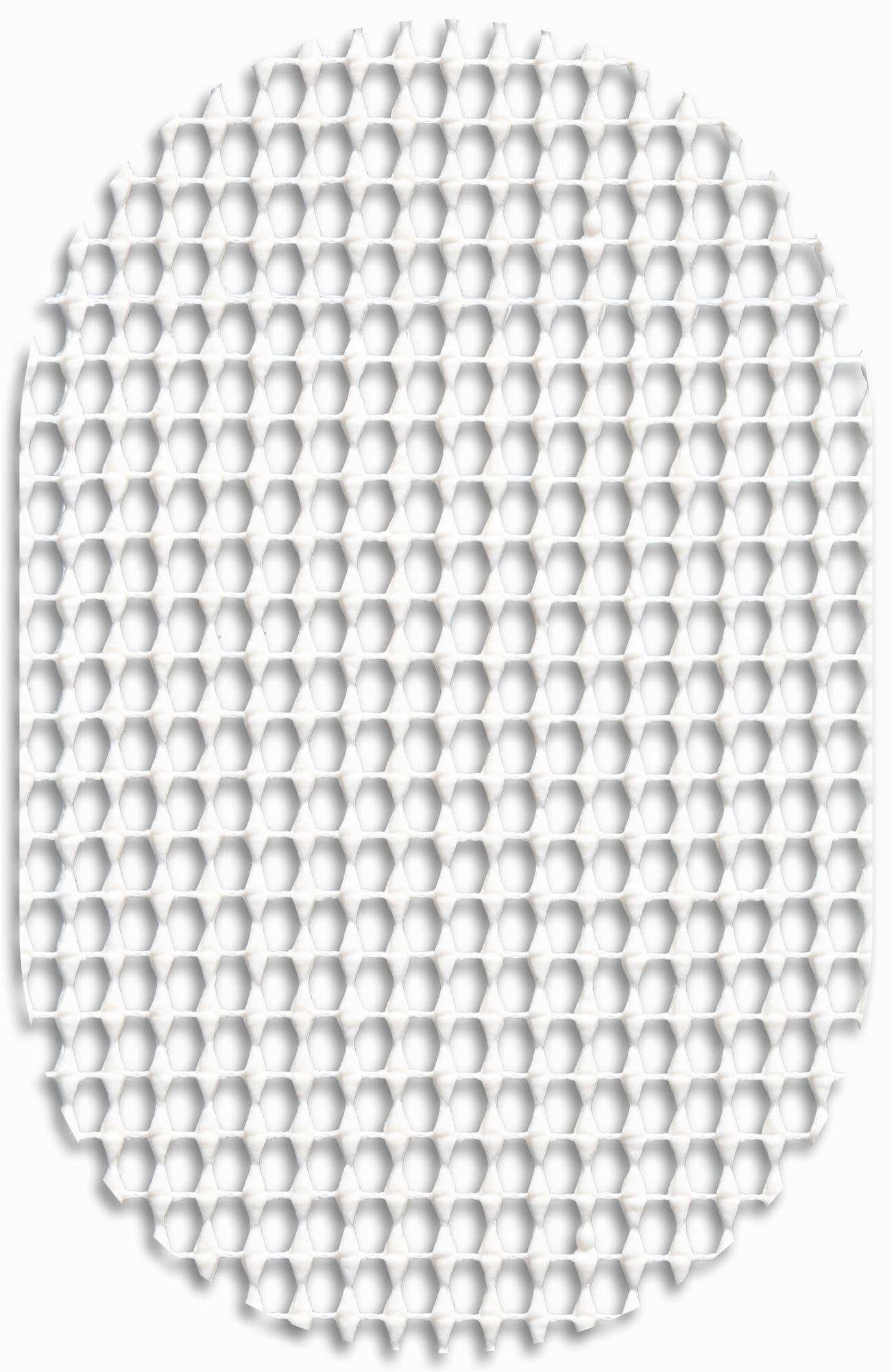 Primary image 7' 10 x 9' 10 Oval Non-Slip Rug Pad