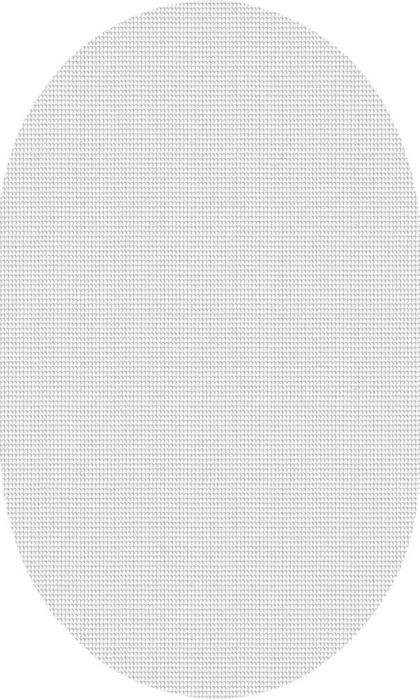 3' x 5' Oval Non-Slip Rug Pad