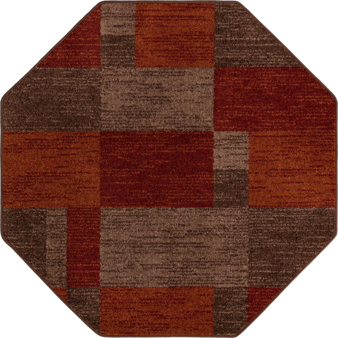 Multicolor 5' x 5' Harvest Octagon Rug eSaleRugs