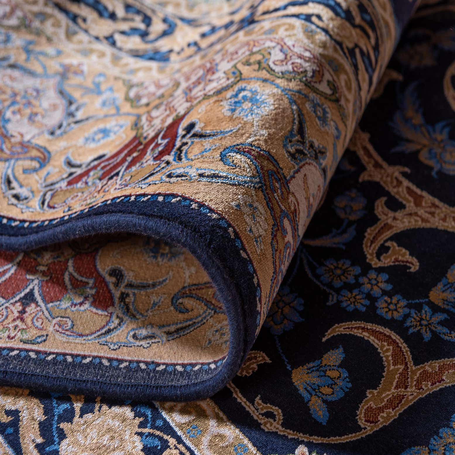 Navy Blue 6' 7 x 9' 10 Dynasty Rug Rugs.ca