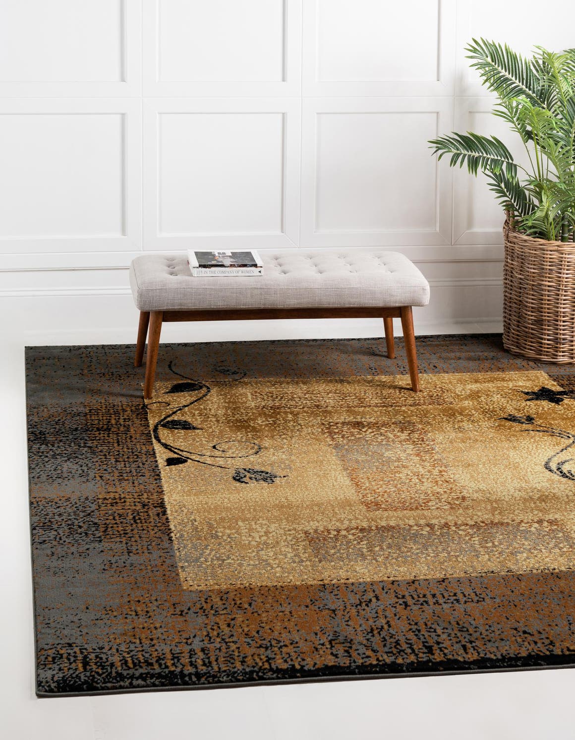 Beige 245cm x 245cm Coffee Shop Square Rug AU Rugs