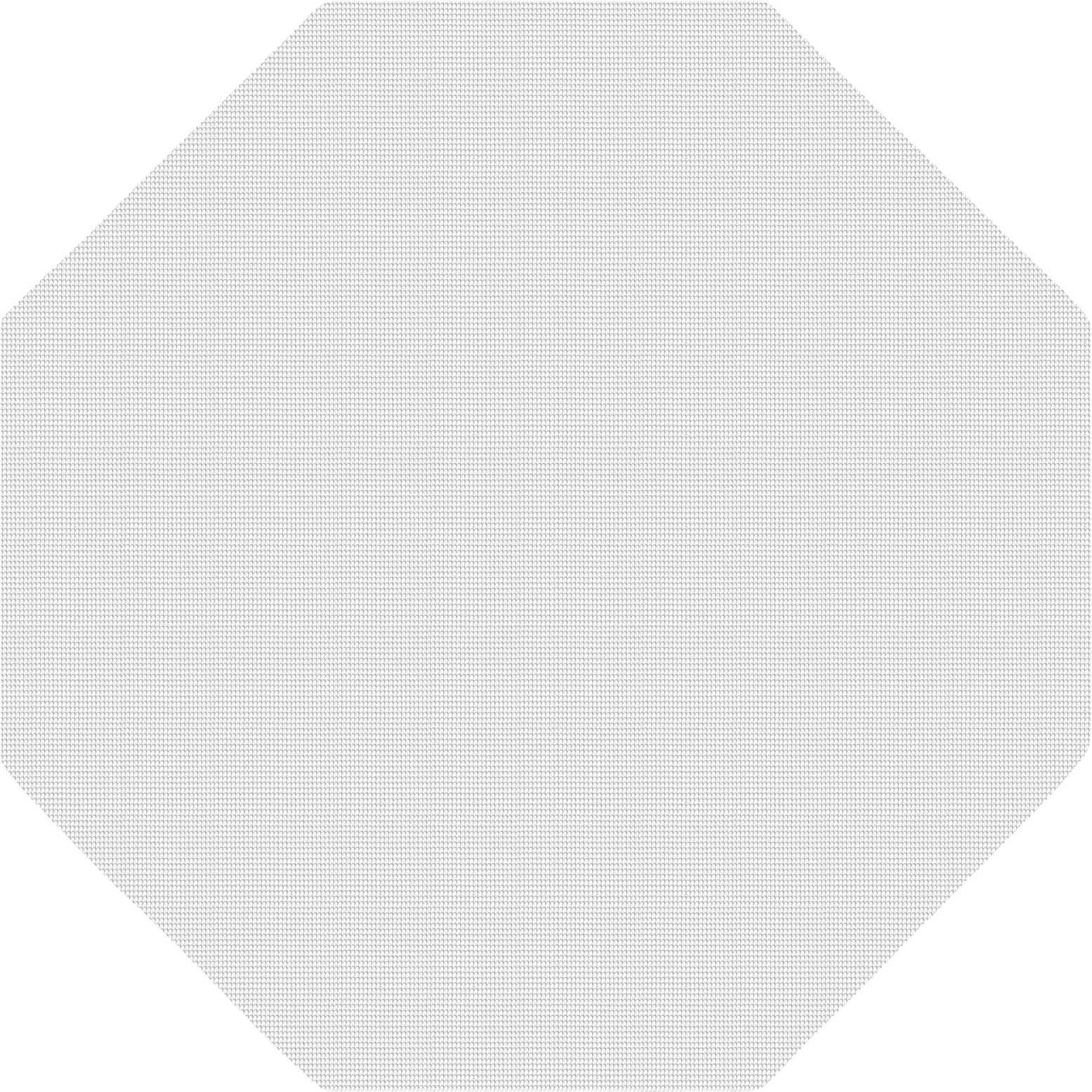 7' x 7' Octagon Non-Slip Rug Pad
