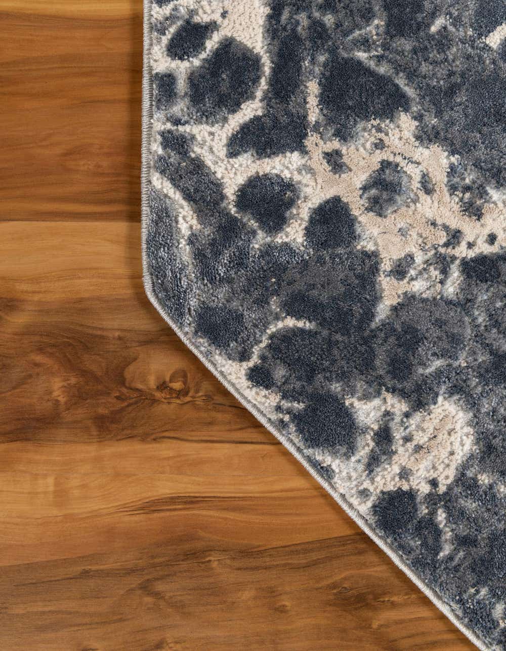 Gray 6' x 6' Oasis Octagon Rug | Rugs.com
