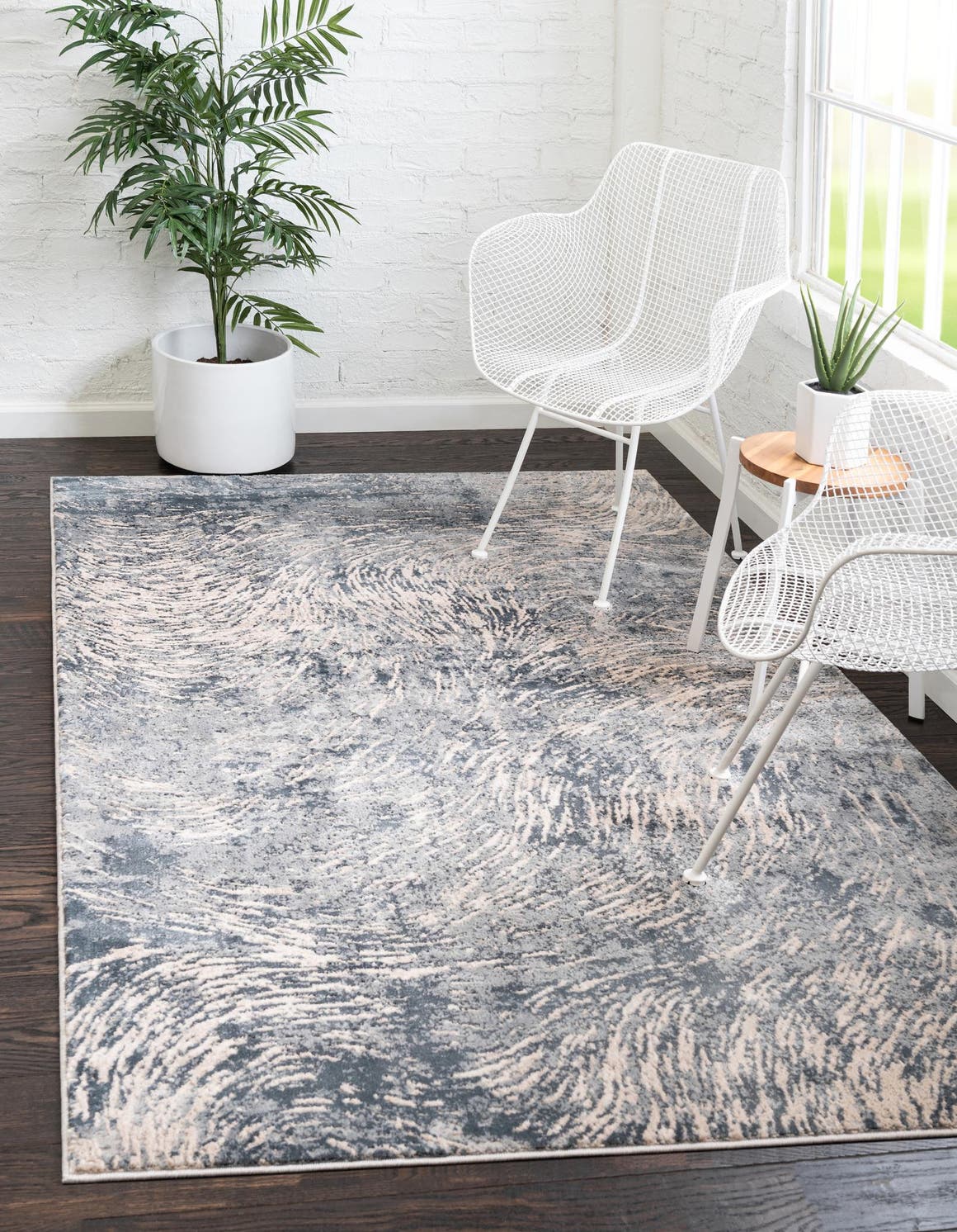 Gray 8' x 10' Oasis Rug