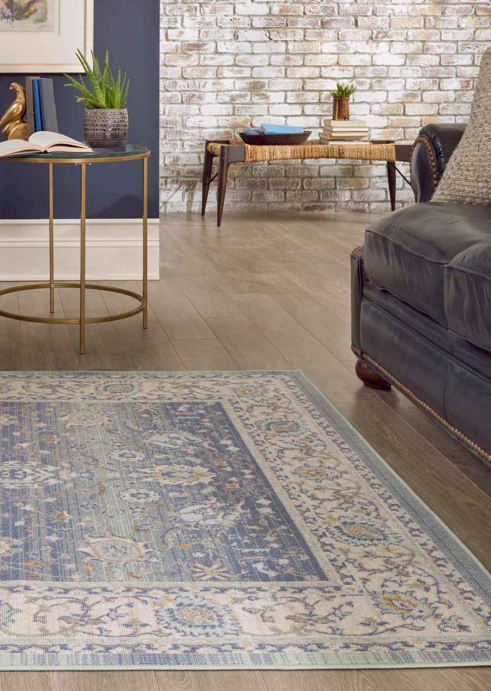 French Blue 10' x 14' Whitney Rug