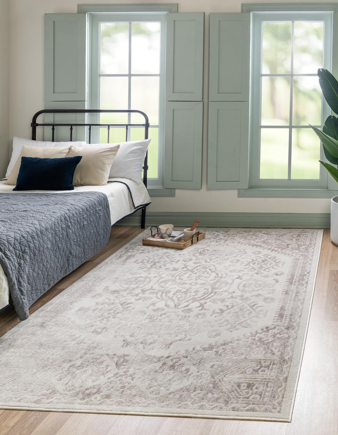 Cream 9' x 12' Oxford Rug