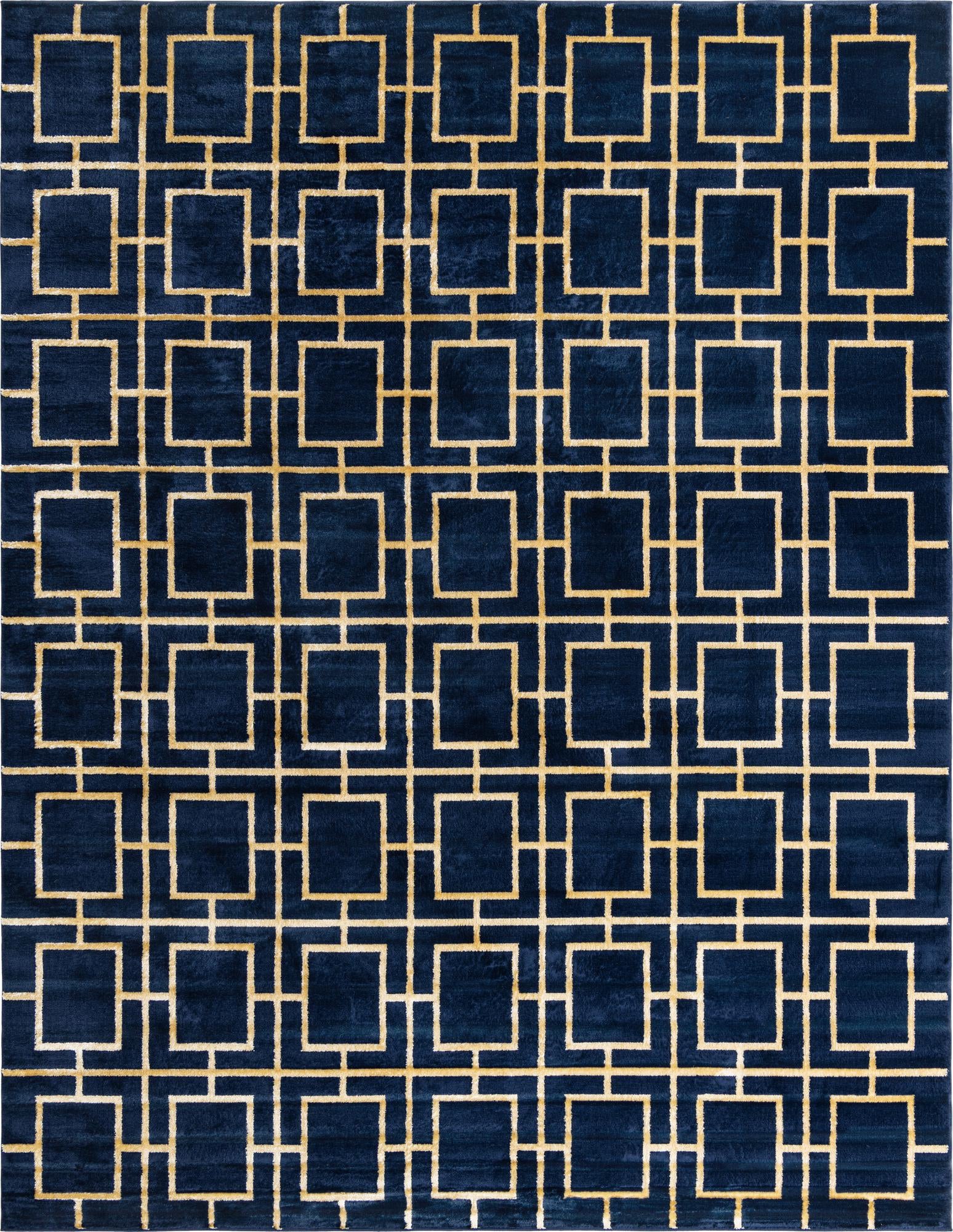 Rug Navy Blue Gold Swatch link