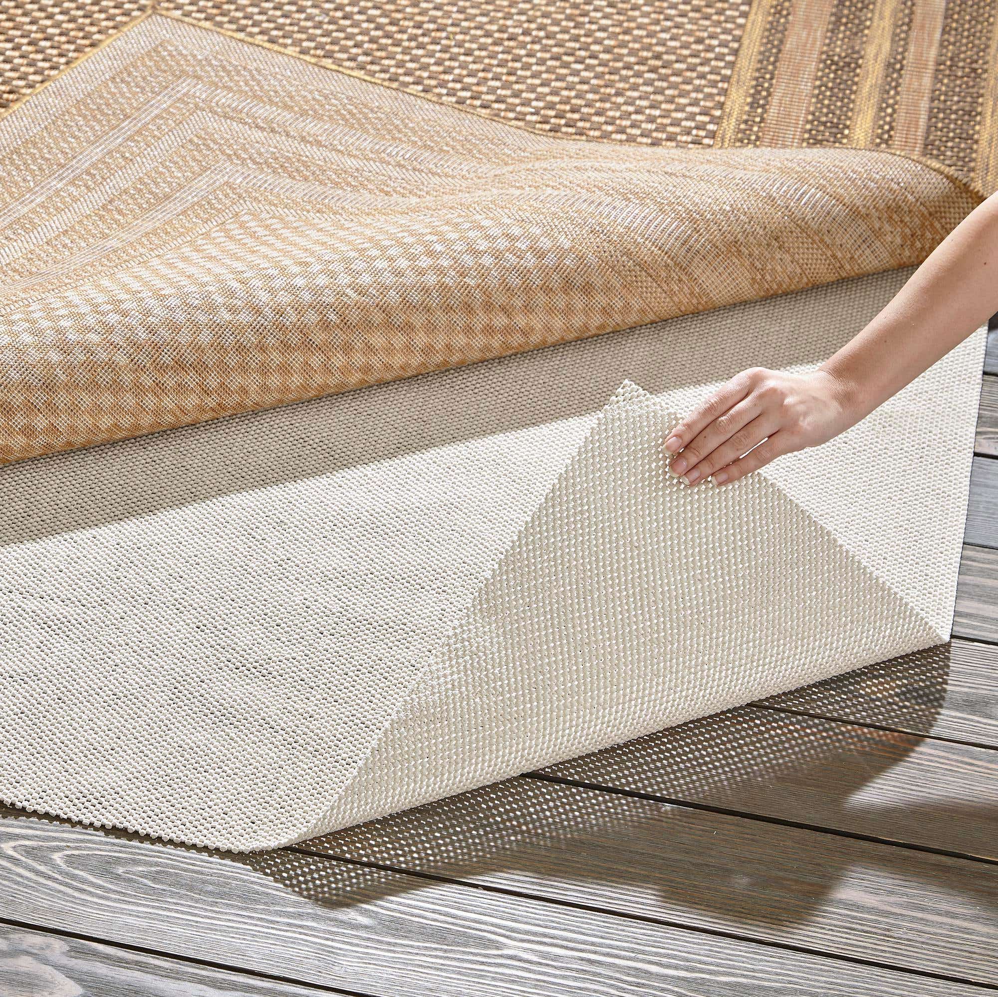 indoor outdoor rug pad