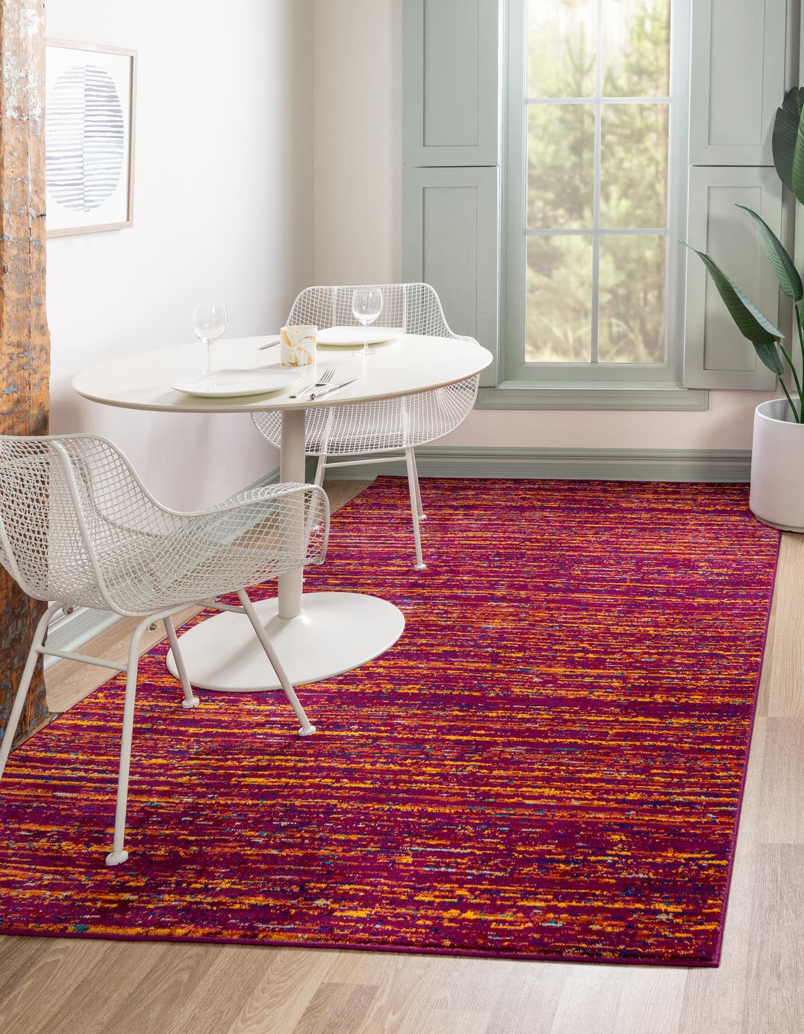 Pink 7' 10 x 10' Calypso Rug