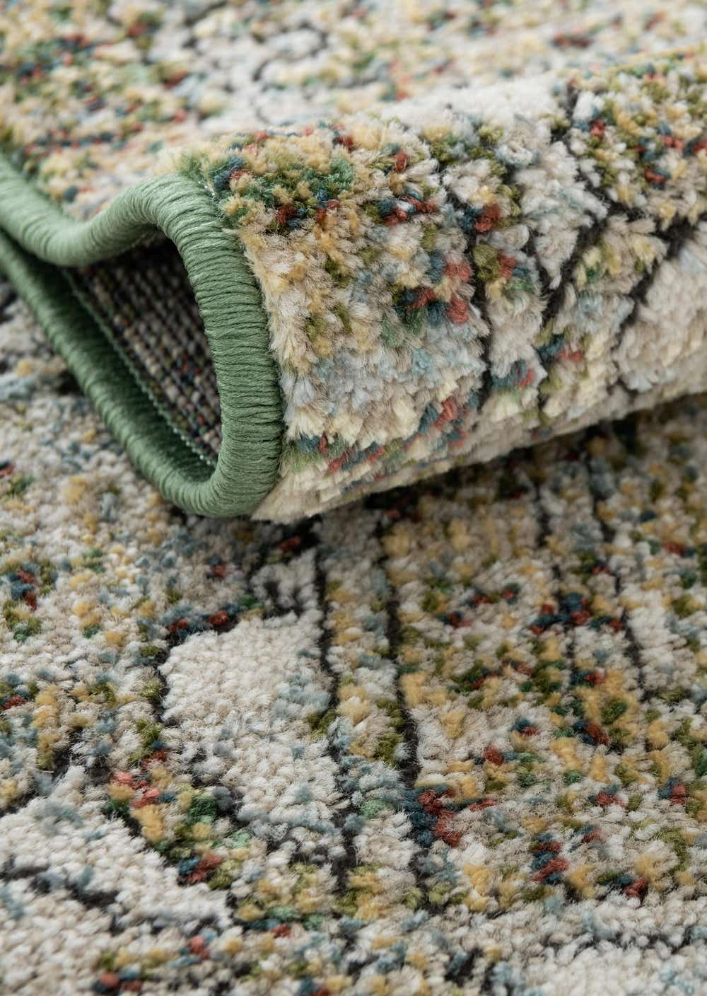 Green 2' 7 x 12' Isabella Runner Rug eSaleRugs