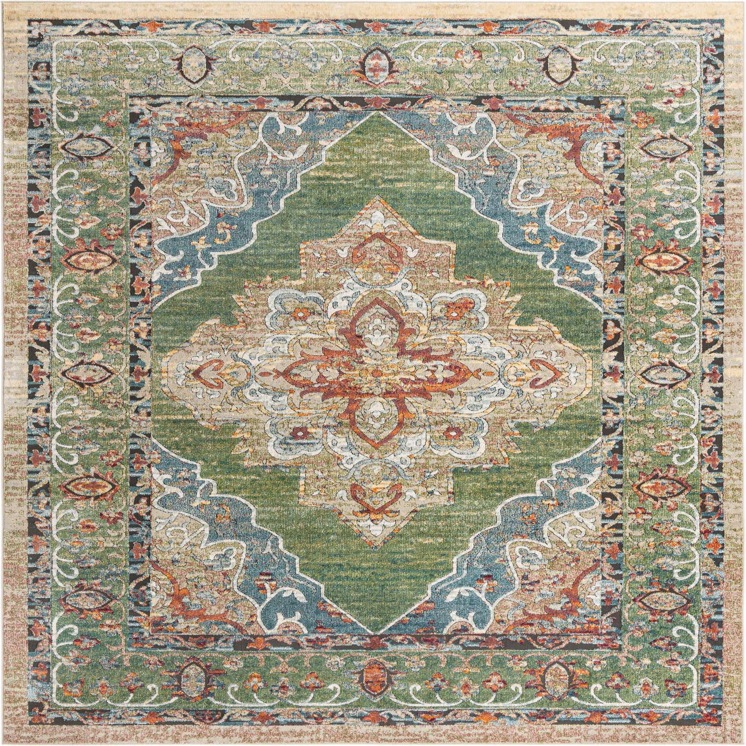 Green 9' x 12' Isabella Rug