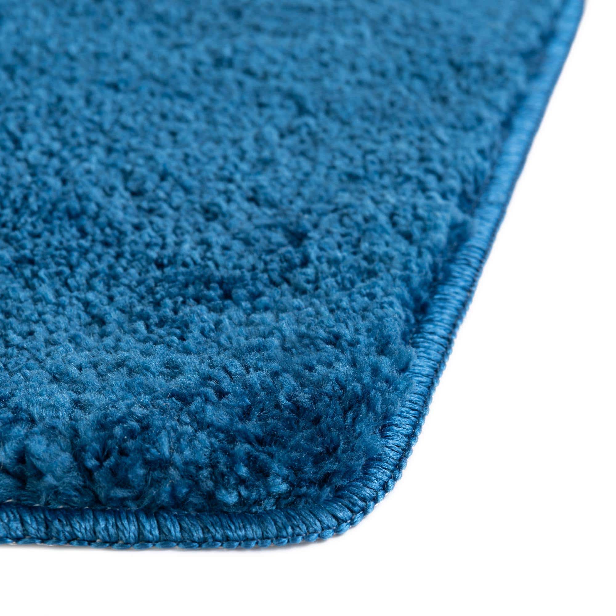 Ocean Blue 1' 8 x 2' 7 Bano Everyday Bath Mat Rug