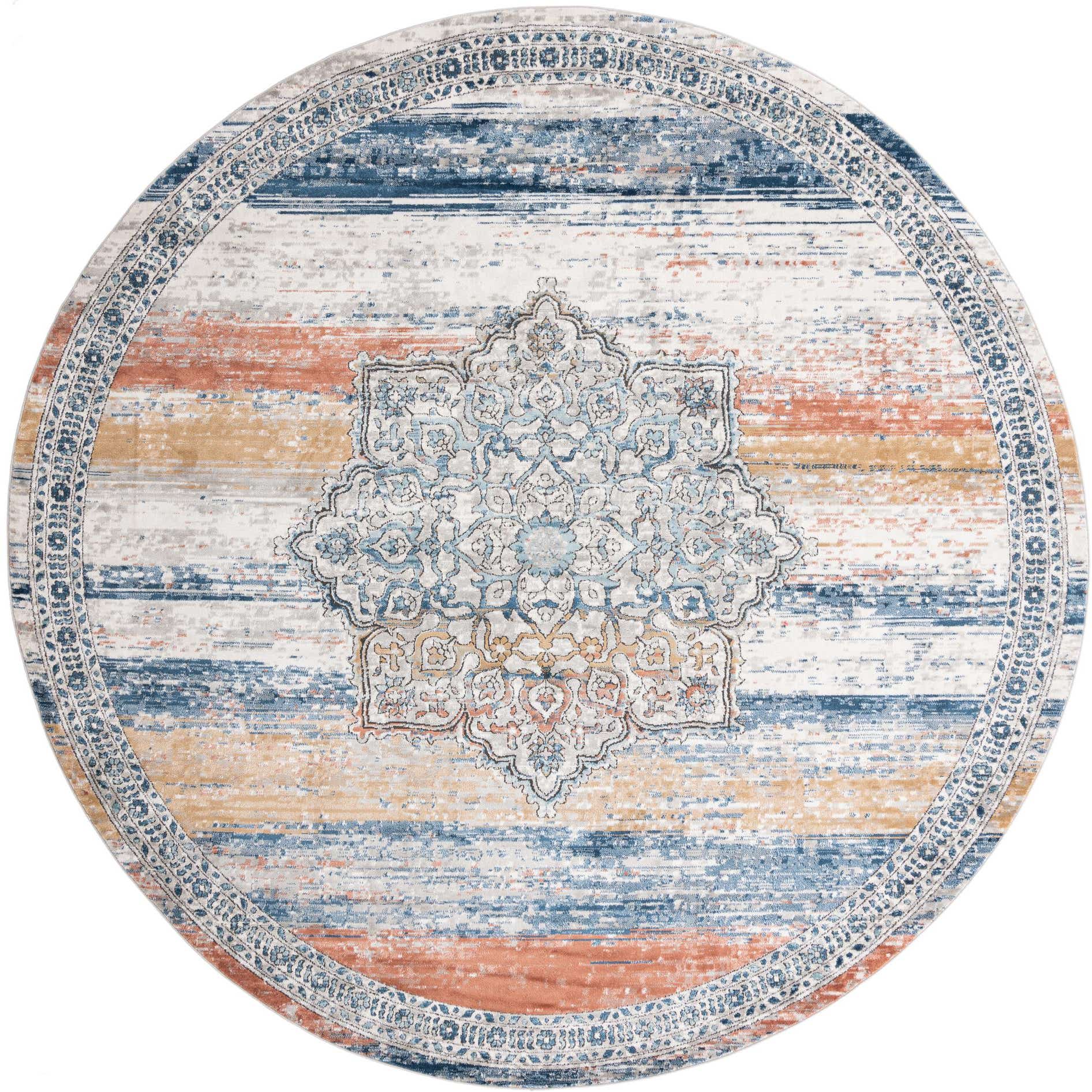 Multicolor 12' x 12' Nyla Round Rug Rugs.ca