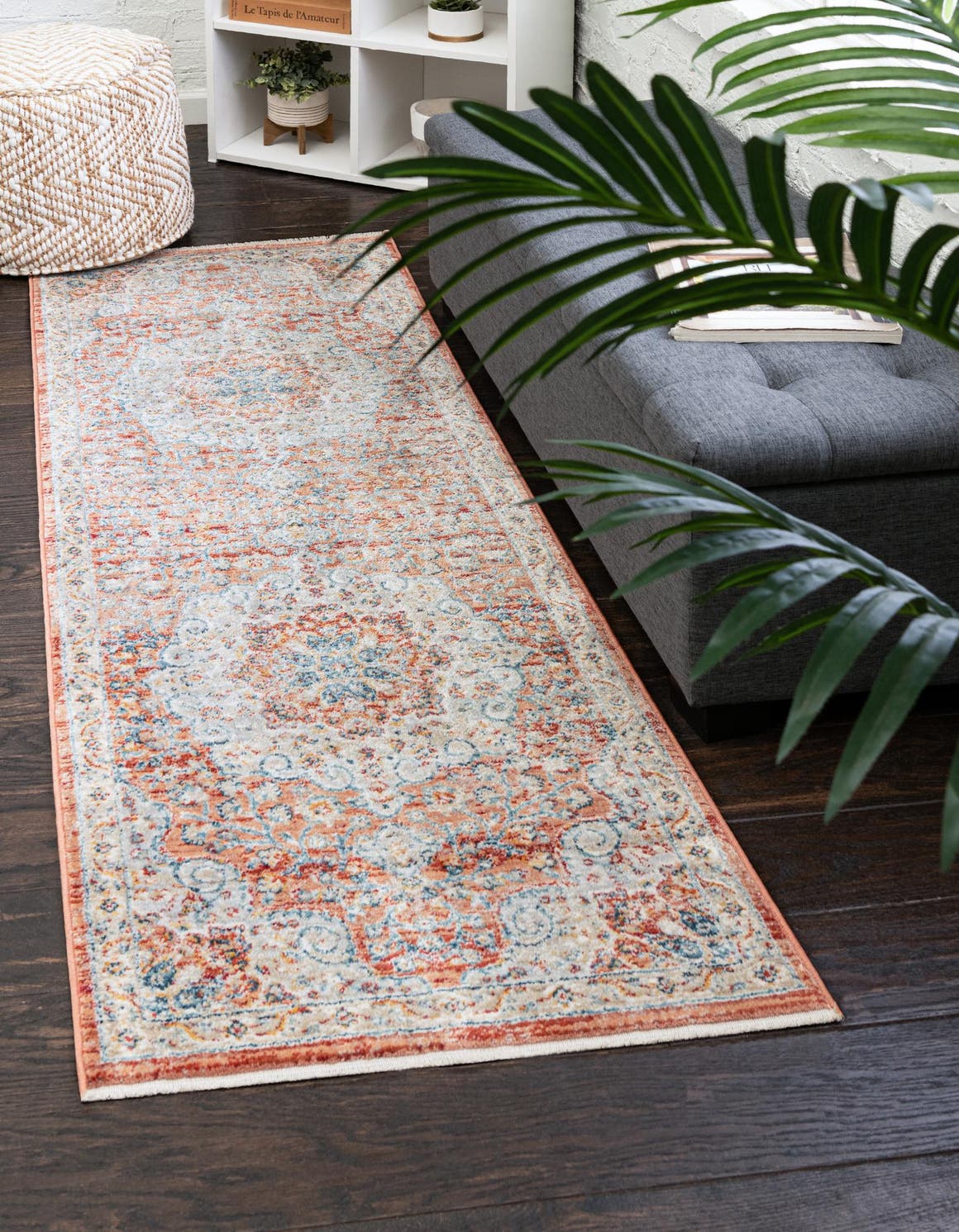 Red 2' x 6' Newport Runner Rug