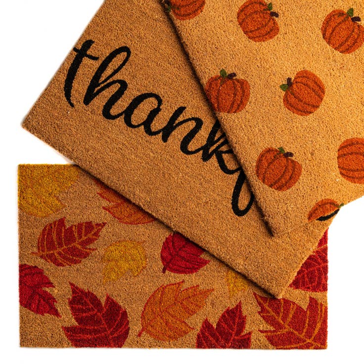 Detail image of 1' 6 x 2' 6 Pumpkins Doormat