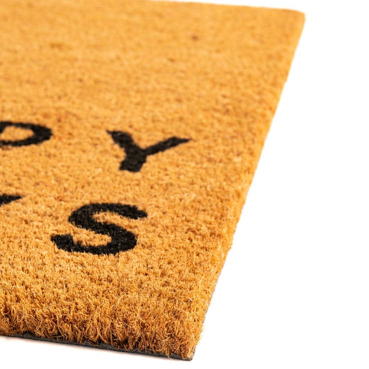 Detail image of 1' 6 x 2' 6 Happy Holidays Doormat