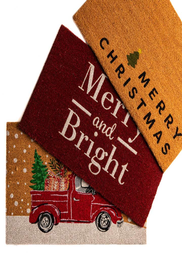 1' 6 x 2' 6 Christmas Truck Doormat