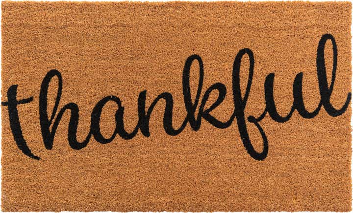 45cm x 75cm Thankful Doormat