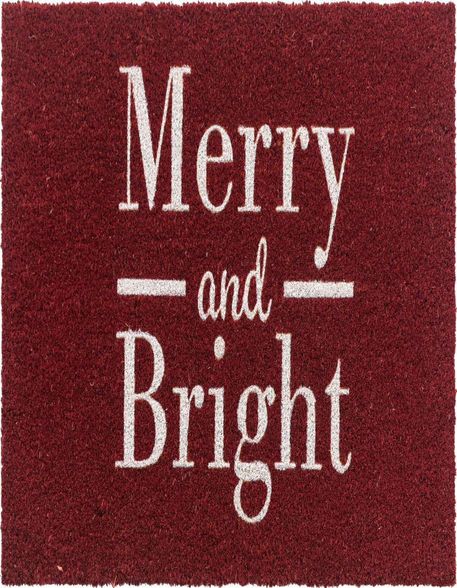 Primary image 1' 6 x 2' 6 Merry and Bright Doormat