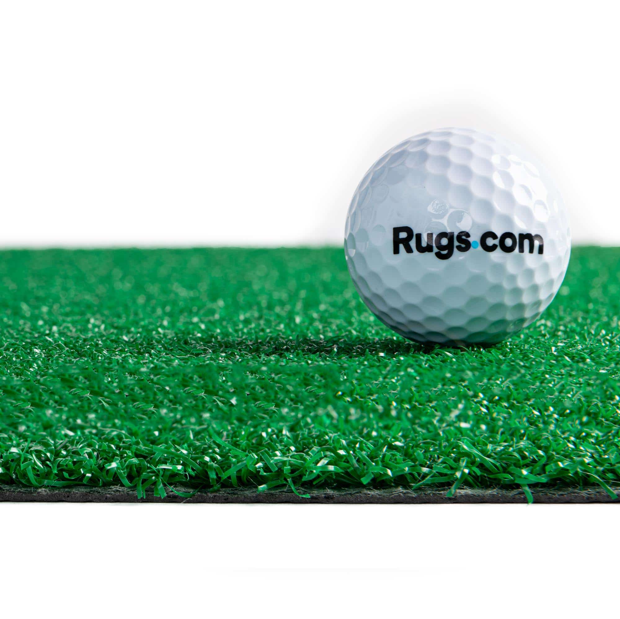 Green 1' 8 x 9' 10 Golf Rug Runner | Rugs.com