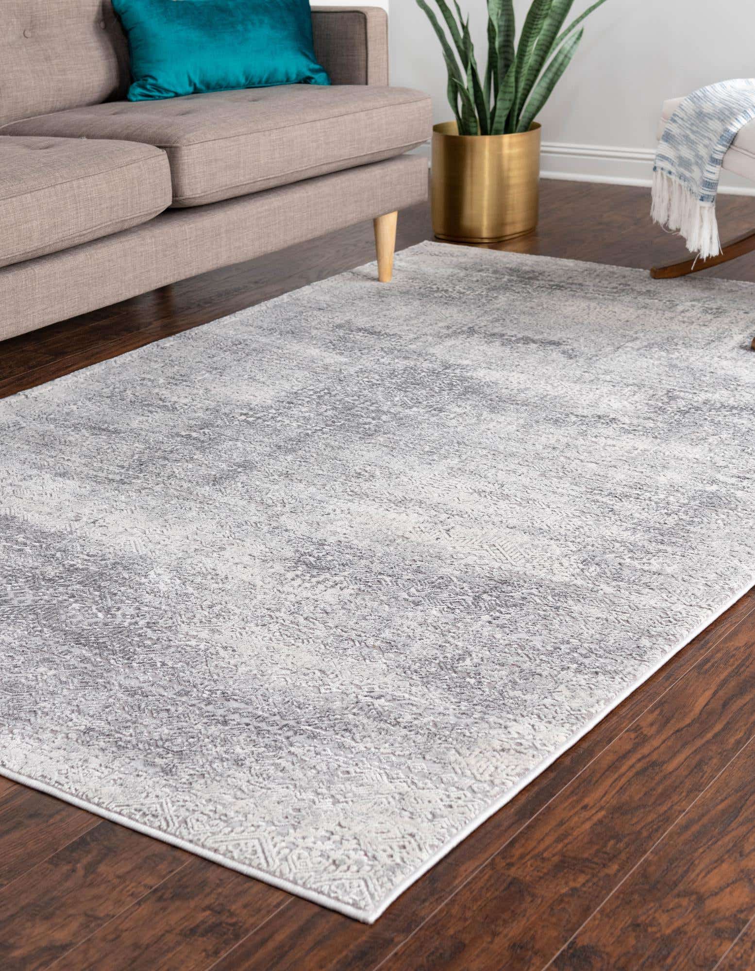 Gray 7' 10 x 10' Finsbury Rug
