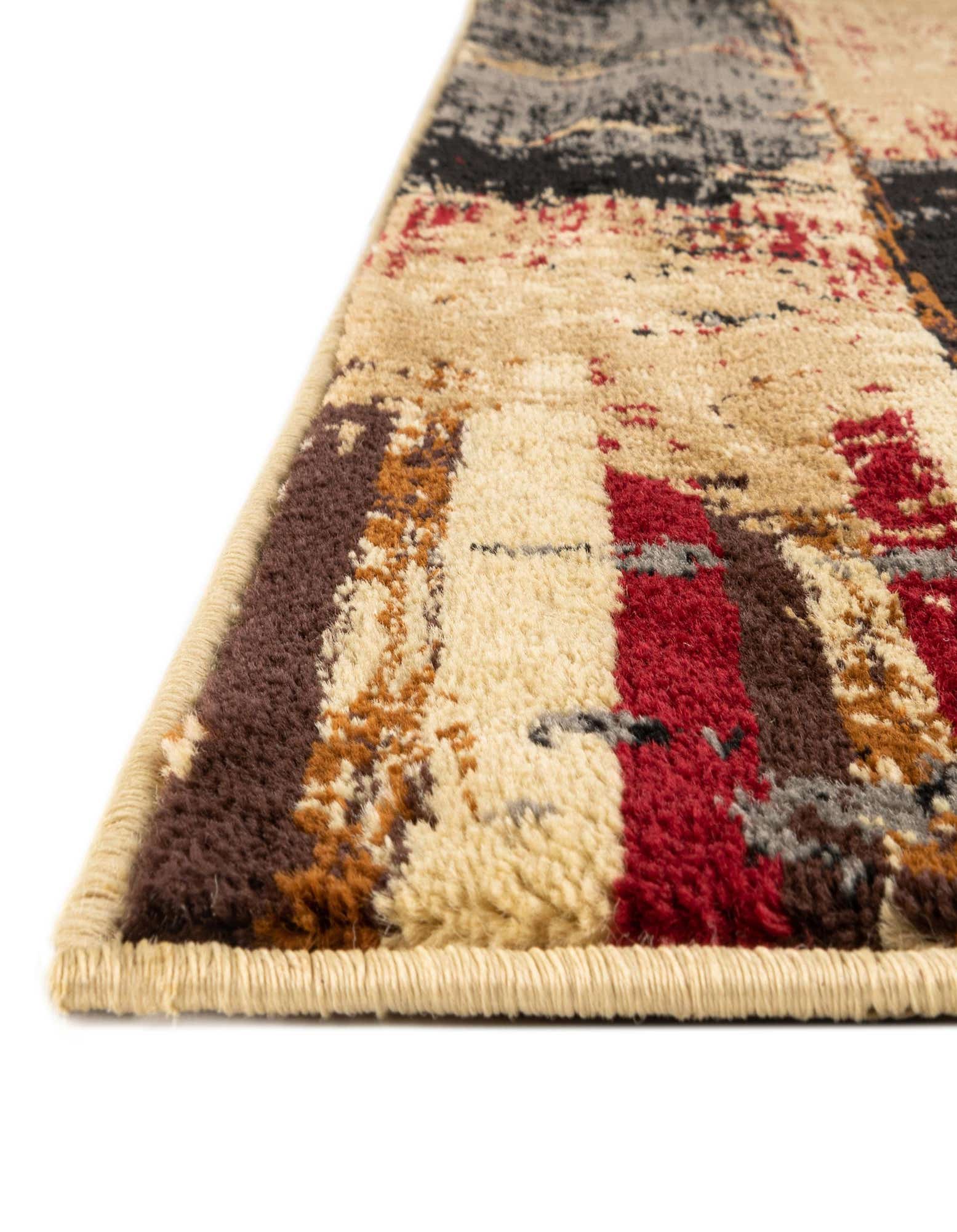 Multicolor 8' x 8' Saturn Octagon Rug