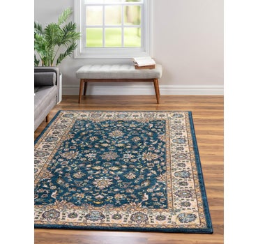 Egyptian Blue 5' 3 x 7' 9 Medina Rug | Rugs.com