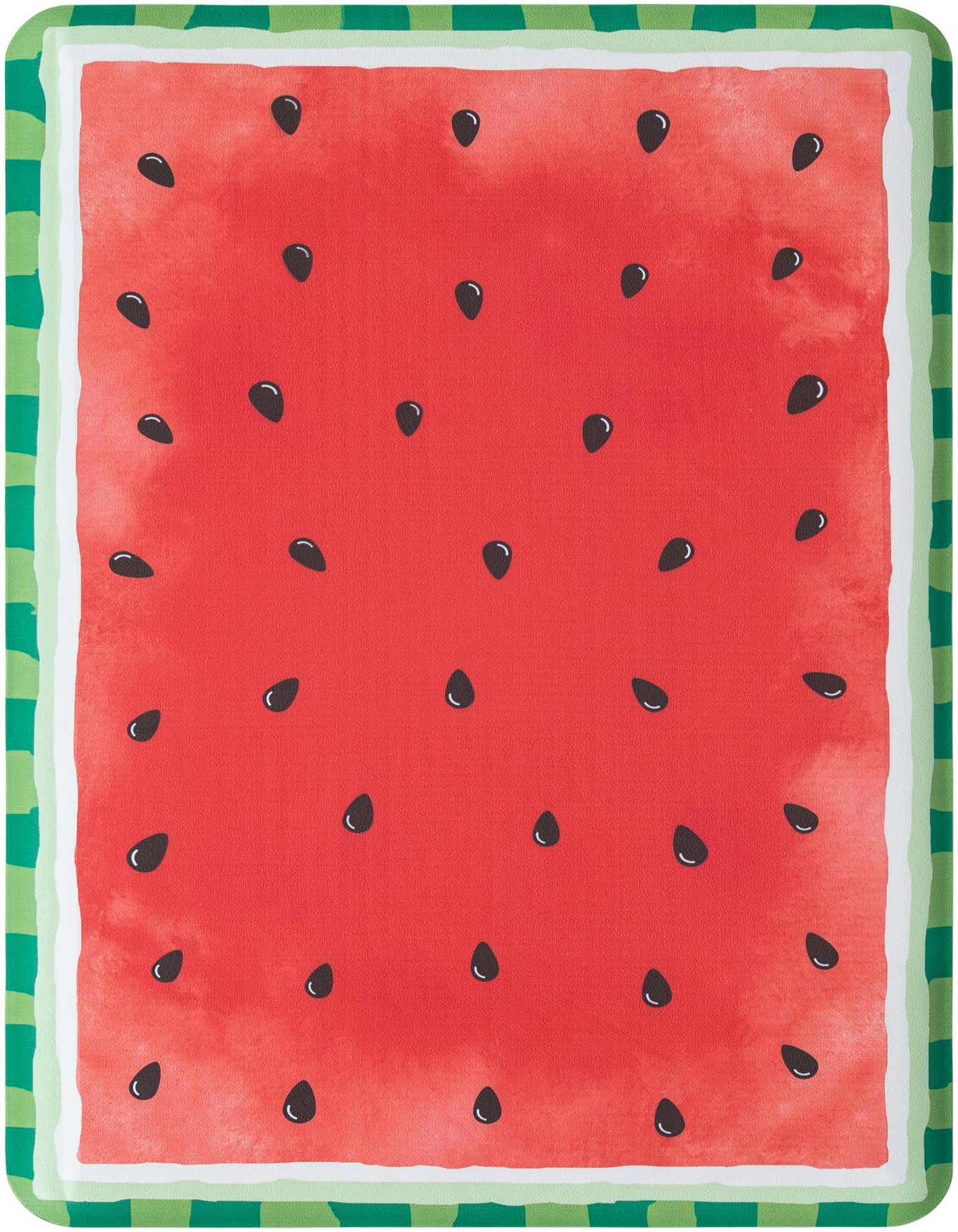 Primary image 2' x 3' Watermelon Anti-Fatigue Comfort Mat