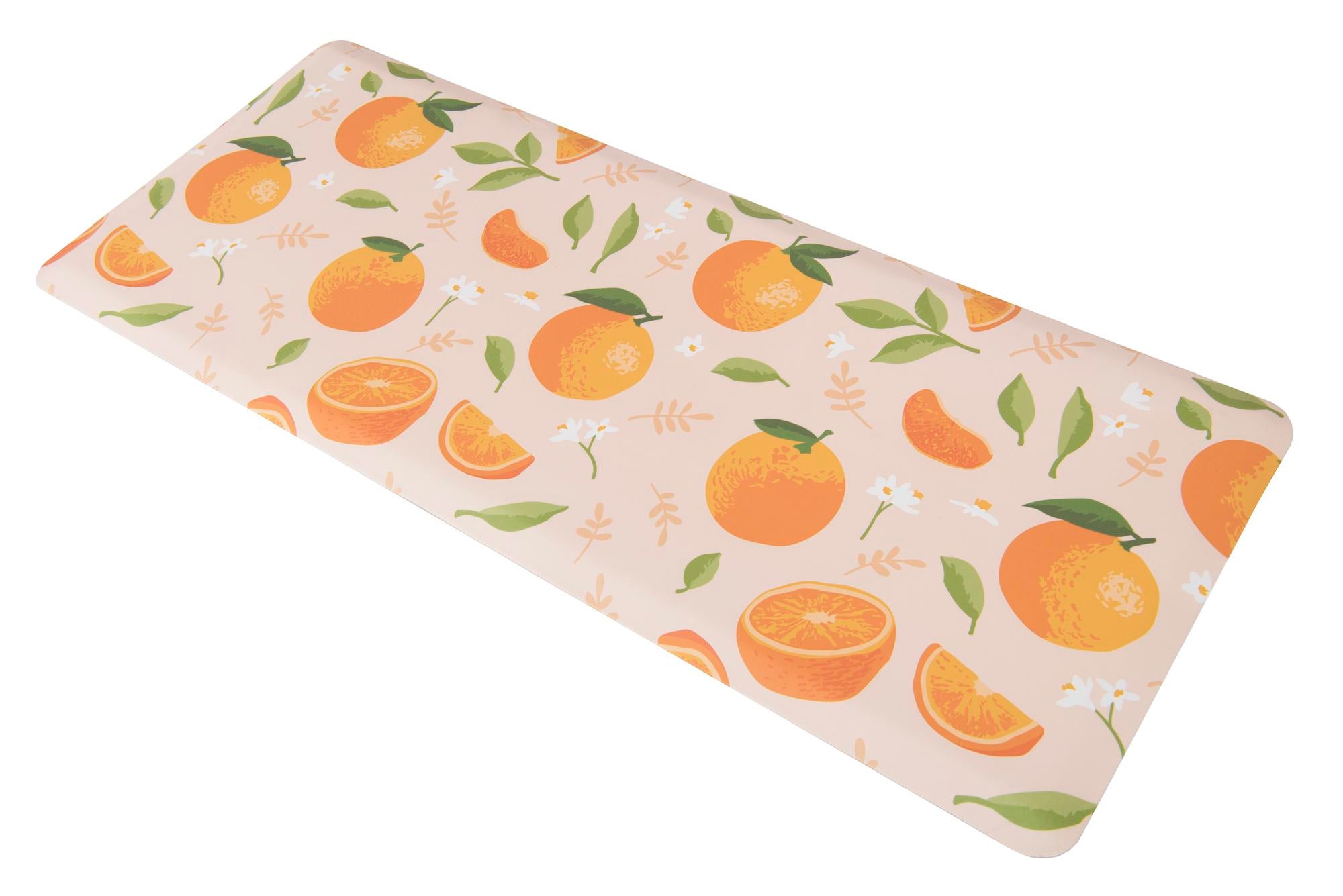 Primary image 2' x 5' Oranges Anti-Fatigue Comfort Mat