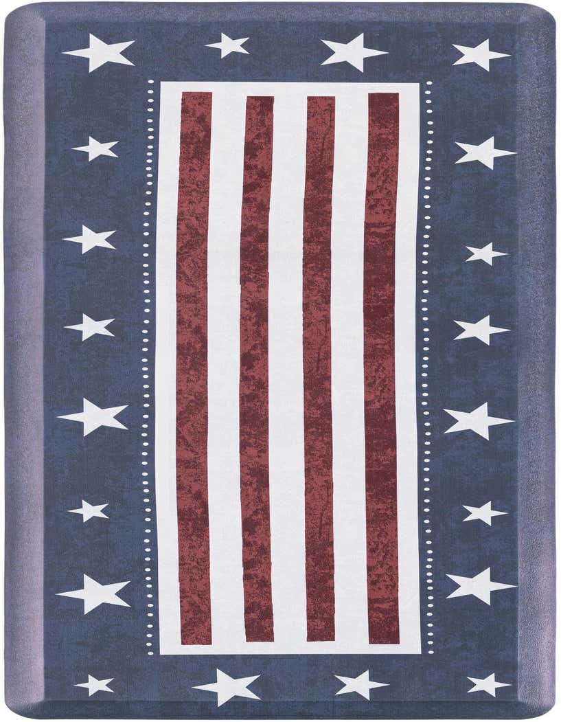 Primary image 2' x 5' American Holiday Anti-Fatigue Comfort Mat