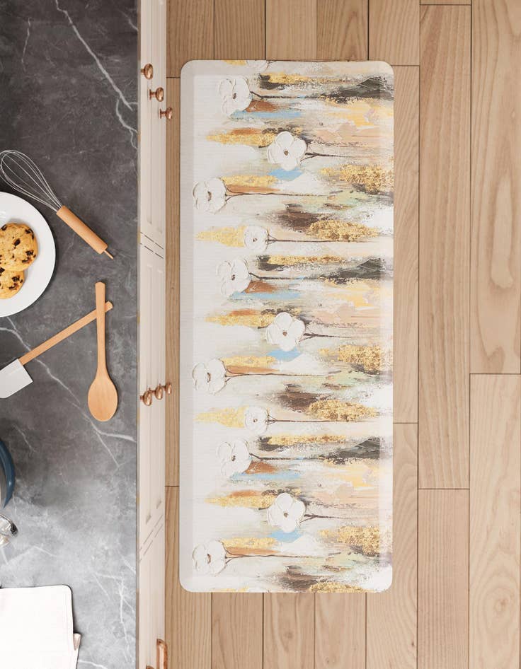 Detail image of 2' x 5' Flowers Comfort Mat