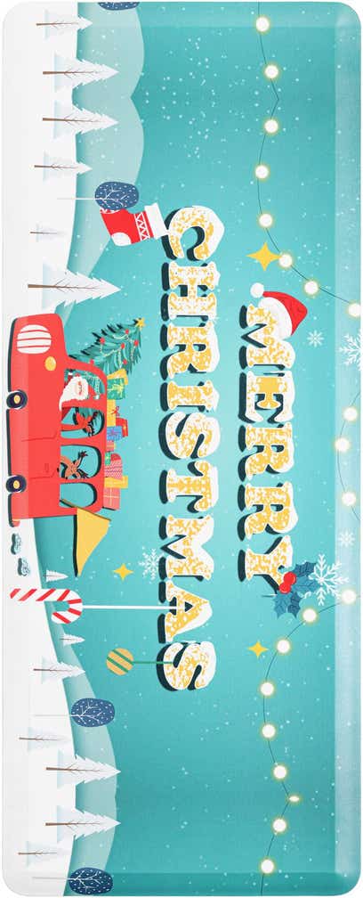60cm x 150cm Merry Christmas Comfort Mat