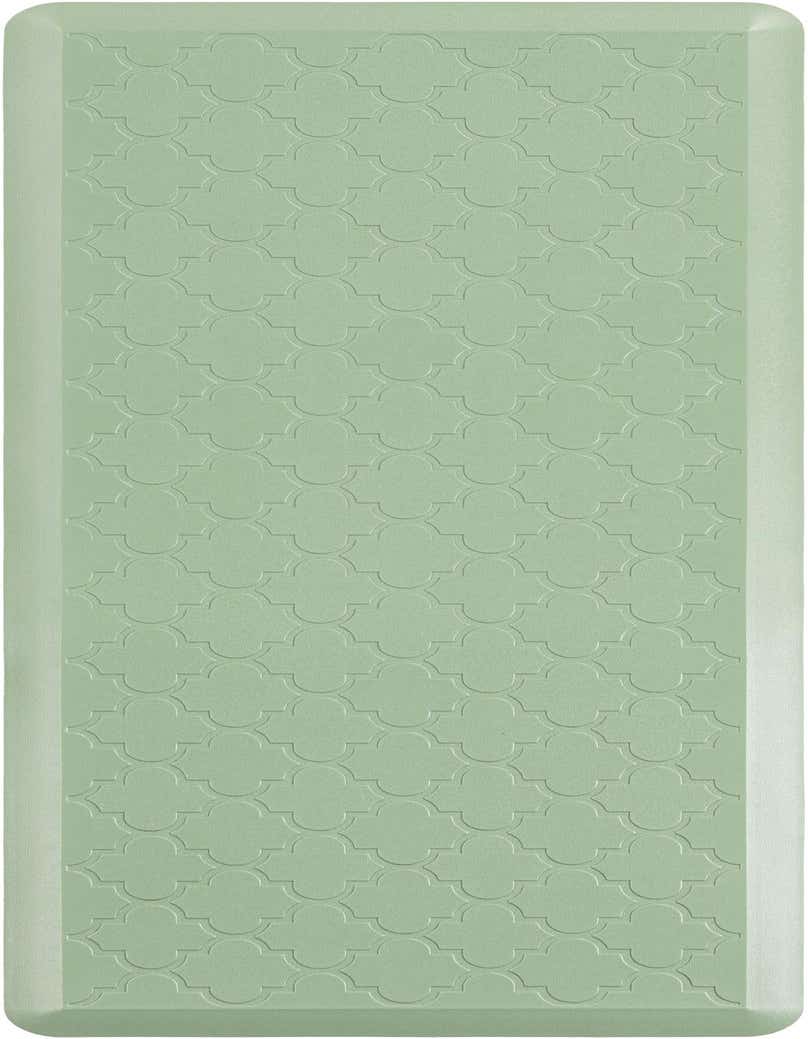 Primary image 2' x 5' Solid Trellis Anti-Fatigue Comfort Mat