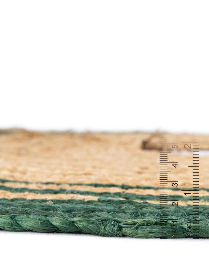 2' 2 x 2' 2 Hand Braided Christmas Tree Skirt