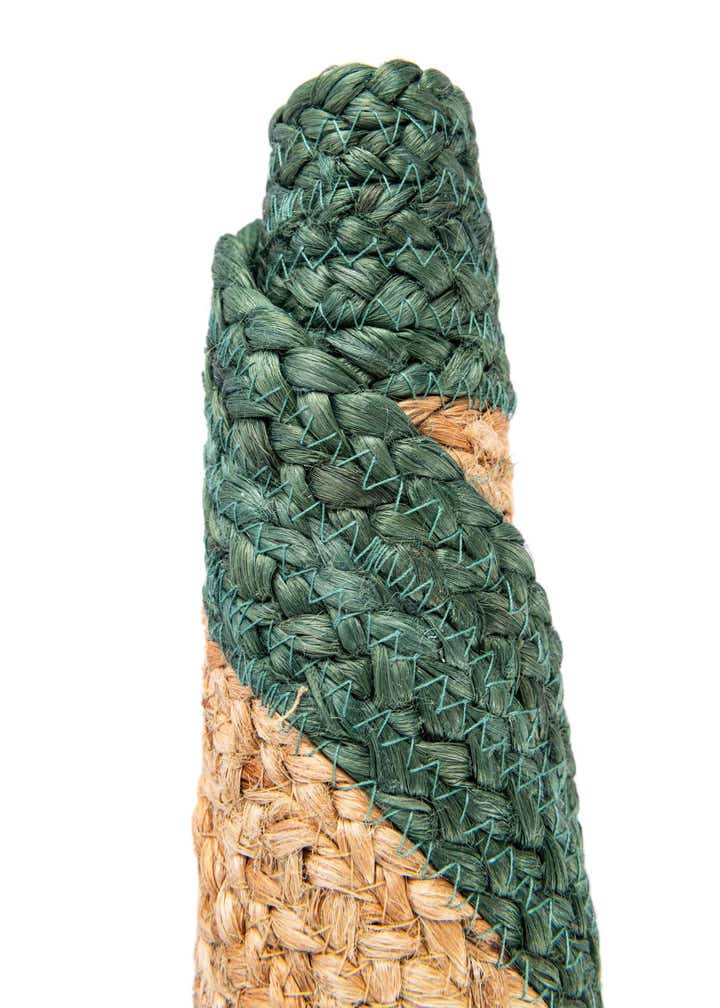 2' 2 x 2' 2 Hand Braided Christmas Tree Skirt