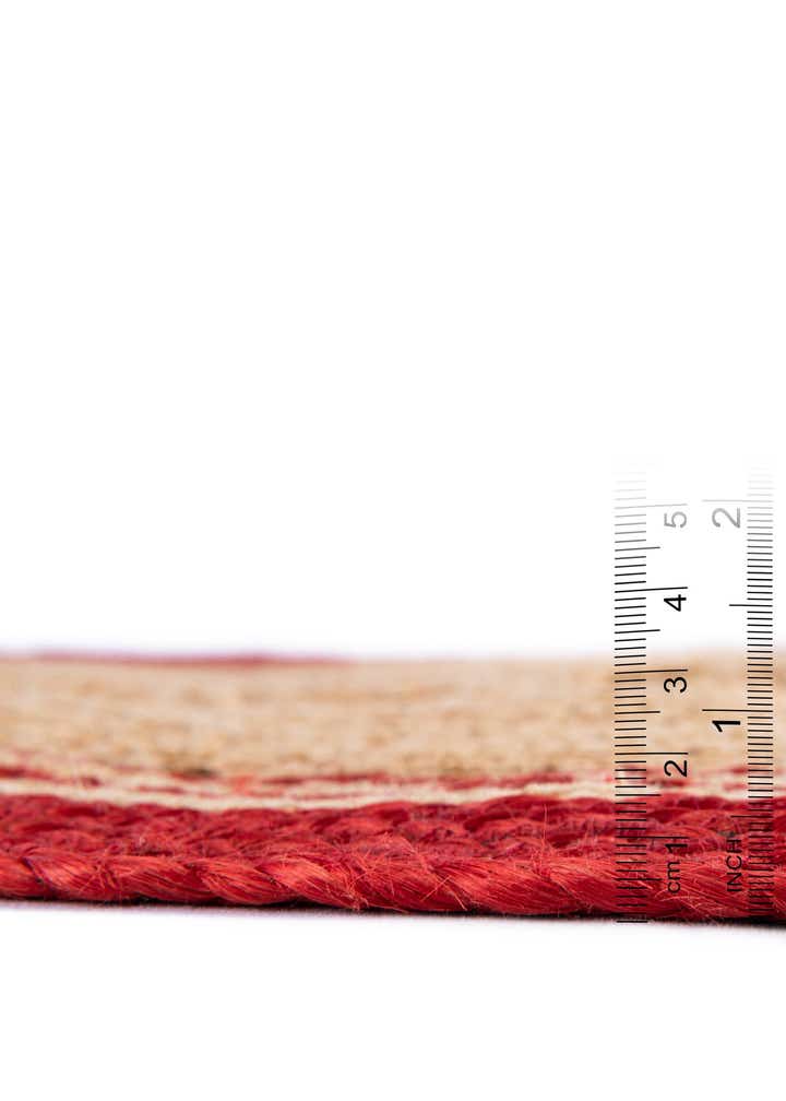 6' 1 x 6' 1 Hand Braided Christmas Tree Skirt