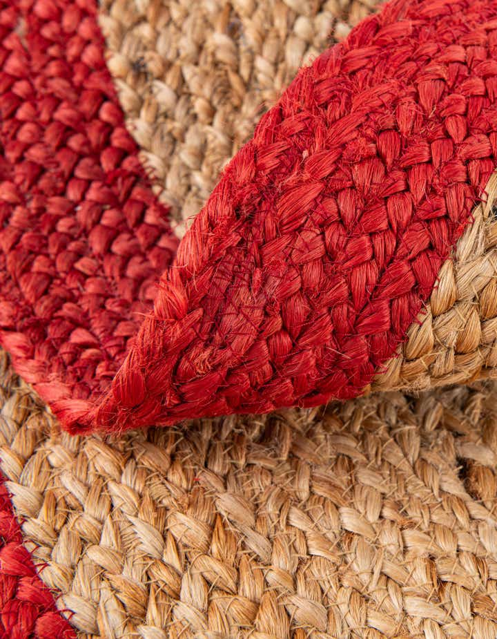 4' 1 x 4' 1 Hand Braided Christmas Tree Skirt