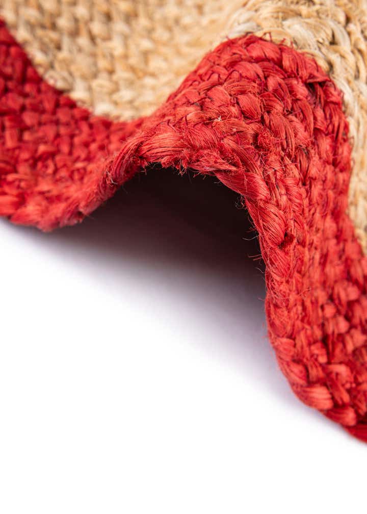 6' 1 x 6' 1 Hand Braided Christmas Tree Skirt