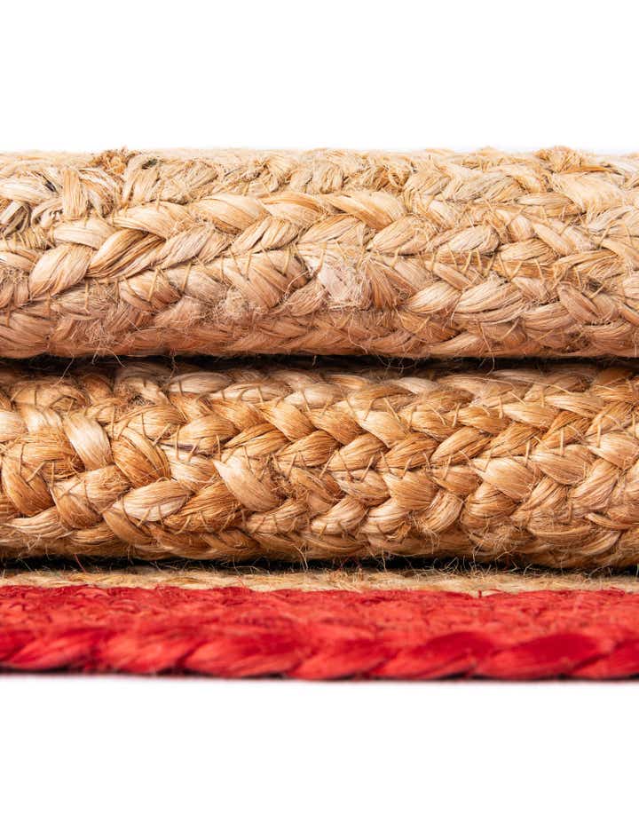 6' 1 x 6' 1 Hand Braided Christmas Tree Skirt