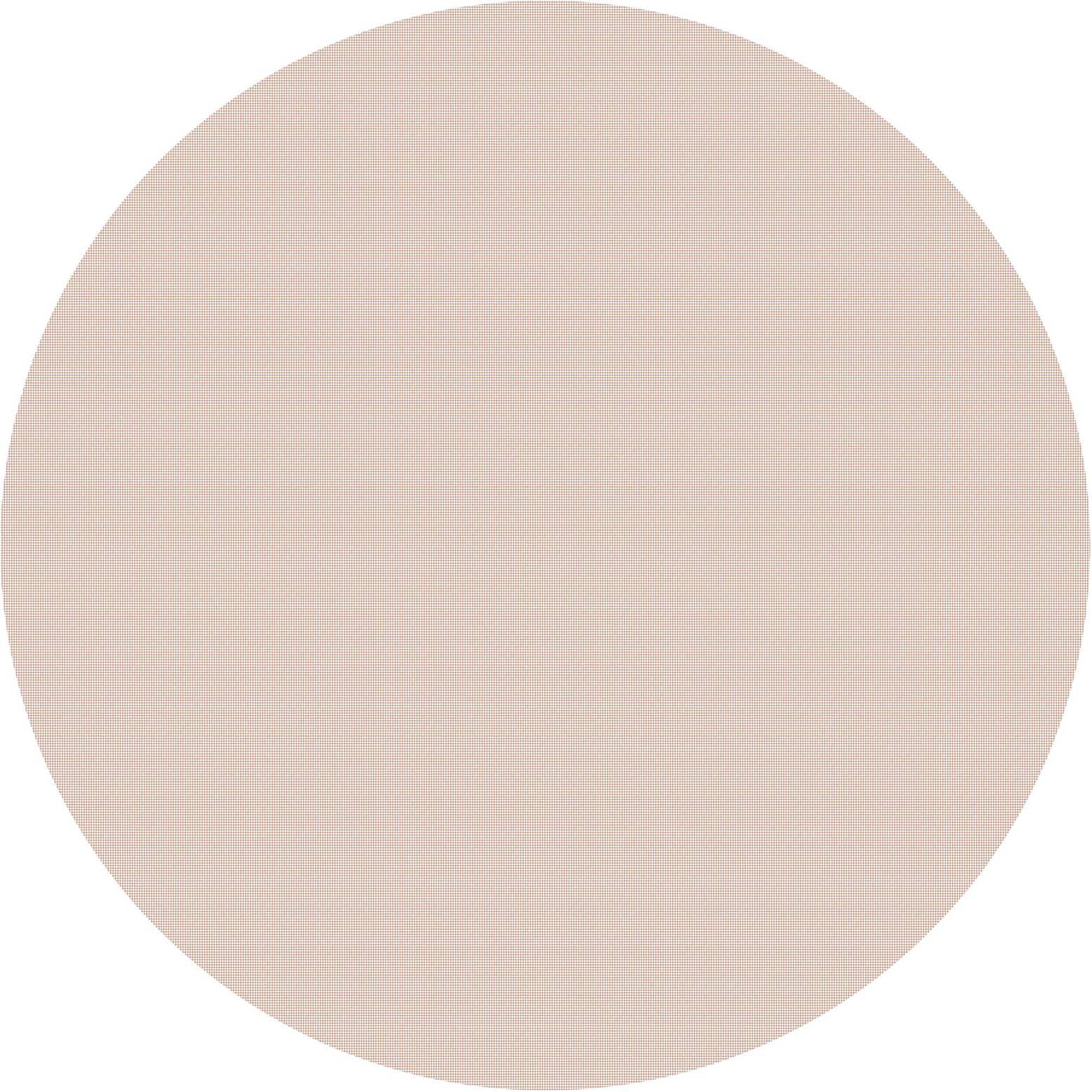 360cm x 360cm Round Outdoor Rug Pad