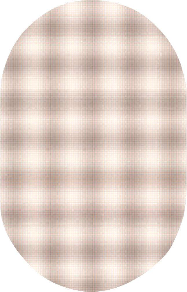 5' x 7' 10 Oval Outdoor Rug Pad