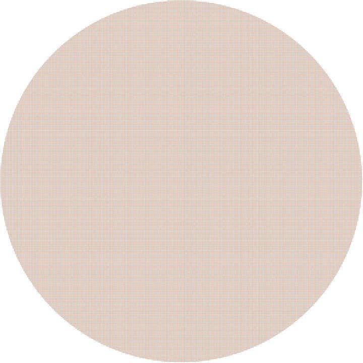 7' 9 x 7' 9 Round Outdoor Rug Pad