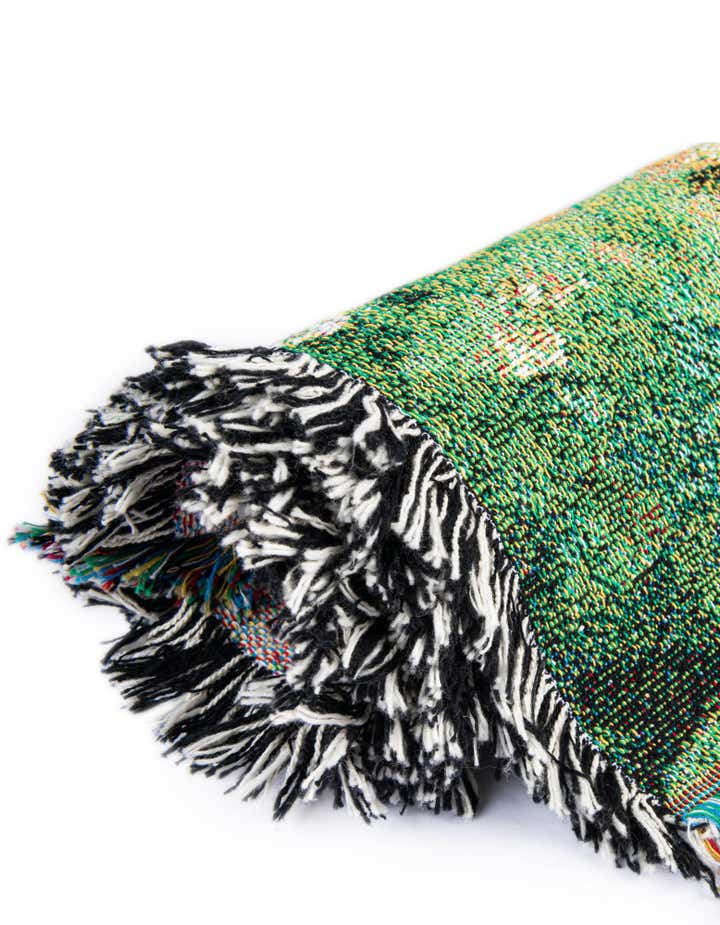 135cm x 185cm Tranquil Garden Throw Blanket