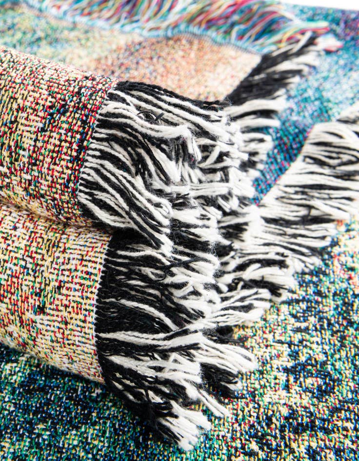 Detail image of 4' 6 x 6' Vineyard At Dusk Throw Blanket